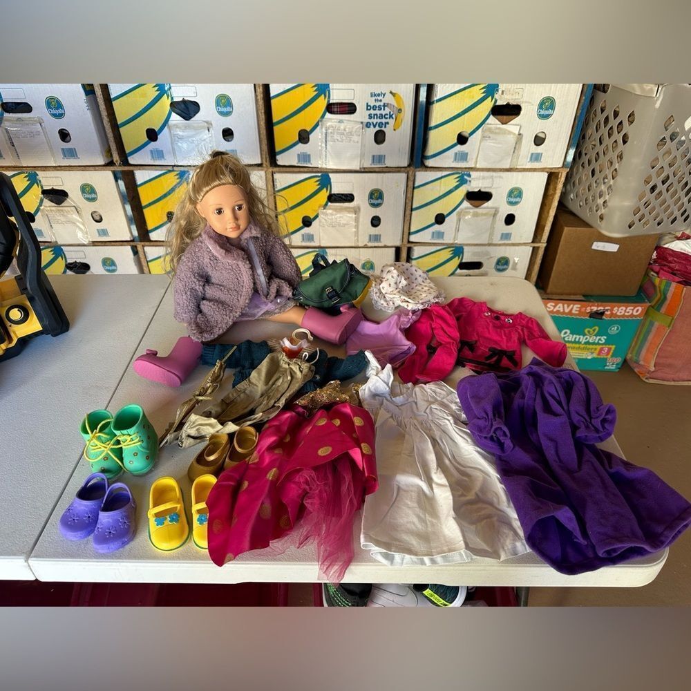 Our Generation Fashion Doll with Colorful Outfits and Accessories